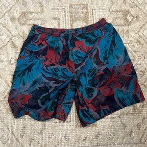 Lululemon Teal and Red Men’s Shorts Sz XL